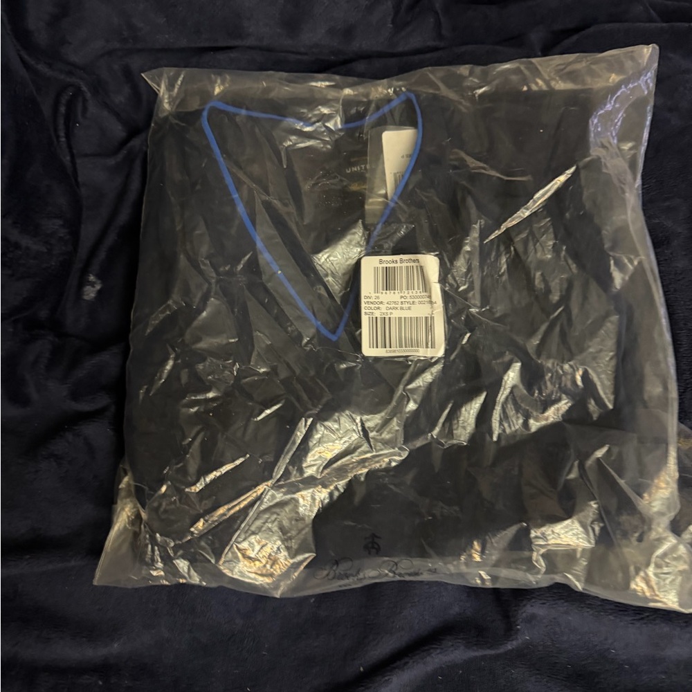 Brooks Brothers Dark Blue SweaterBrooks Brothers top new in package. Size 2XS